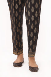 1 Piece Shalwar in Black Cambric (CZ3206)